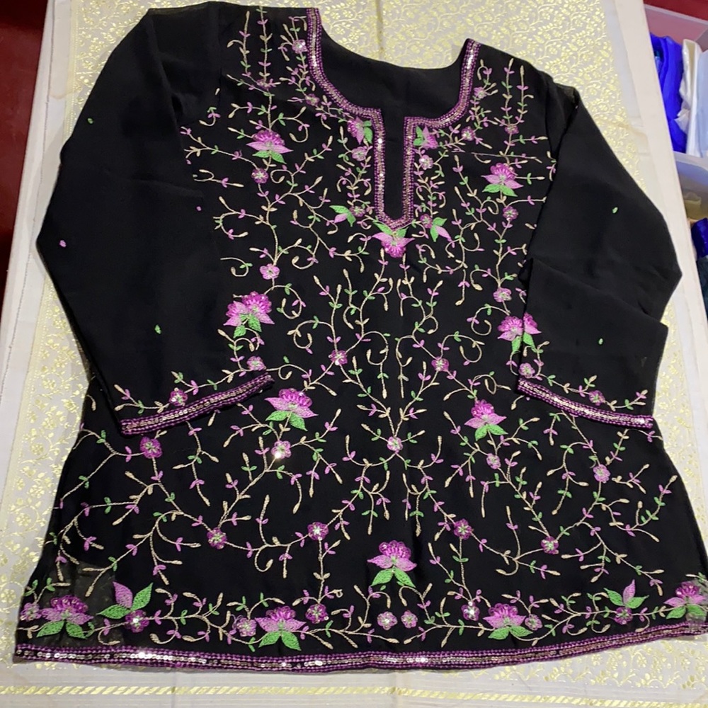 Embroidered India Top